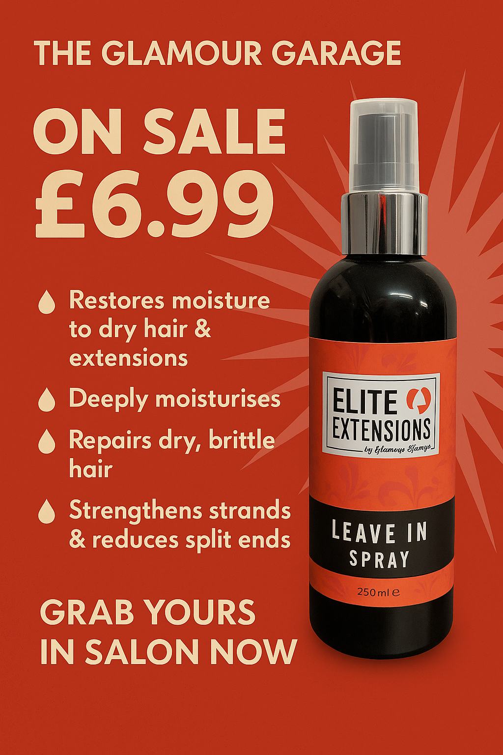 Leave in Spray - ON SALE