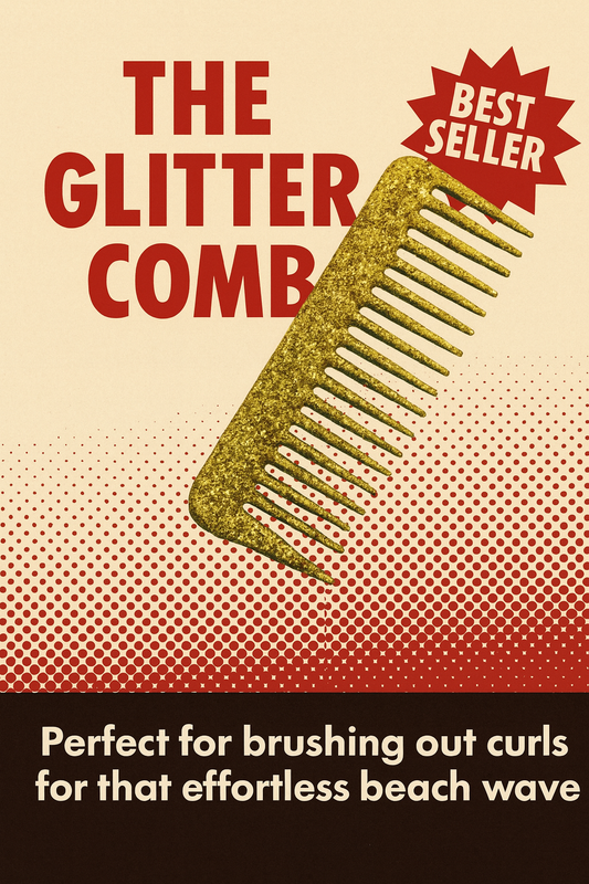Glitter Wide Tooth Comb